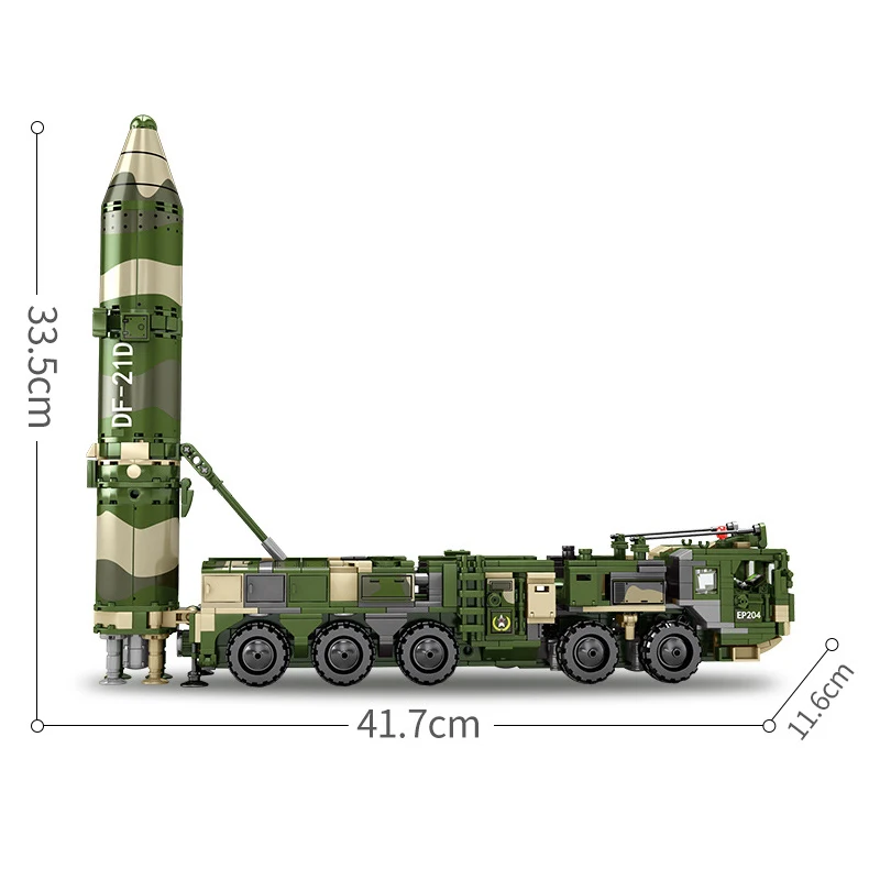 

Building blocks Compatible lepining military 105795 1230pcs 6 figures Anti-ship Ballistic Missile Brick kids toys for children