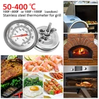 1 шт. жаростойкая посуда из нержавеющей стали для барбекю, коптильни, гриля, биметаллический термометр, Температурный датчик градусов, инструменты для приготовления пищи Kicthen Cocina случайный