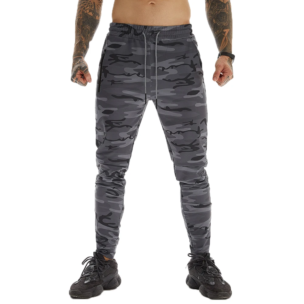 

Мужские спортивные брюки AKSR 2020, спортивные камуфляжные брюки для фитнеса, облегающие повседневные легкие быстросохнущие брюки в стиле мили...