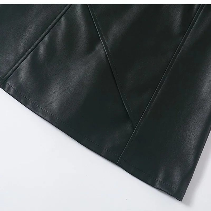 

2021 Women's Solid A-Line Short Skirts Zipper Black High Waist Sashes Bottom Summer Office Lady New Fashion Hots Sales