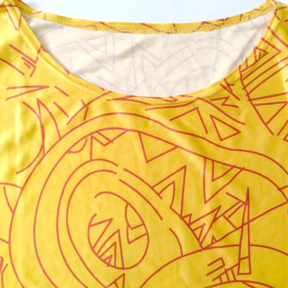 Женское платье с коротким рукавом и принтом из 100% полиэстера|Африканская одежда|