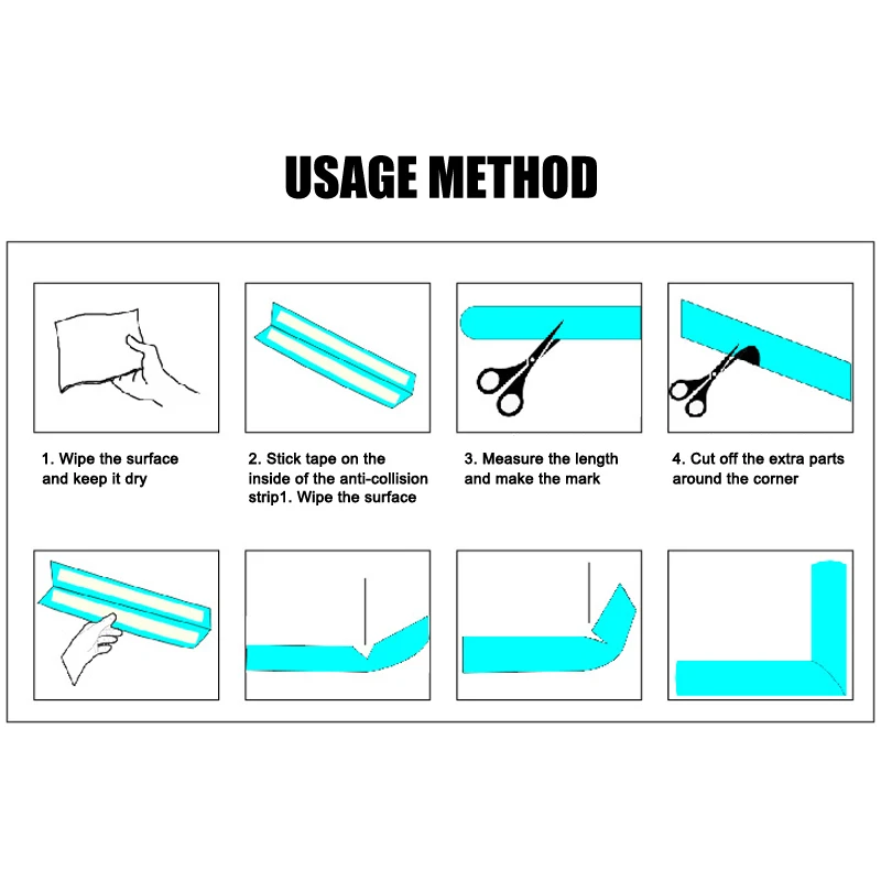 Детская Защитная угловая лента 5 м Защитные уголки для мебели Угловой протектор
