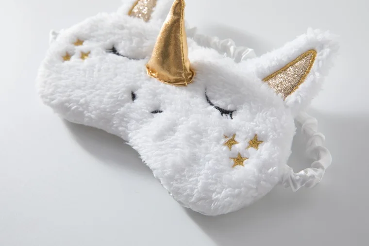 Единорог для вечеринки Роговая маска для глаз мультяшная разнообразная маска для сна плюшевый чехол для век расслабляющая маска подходит для путешествий подарки для дома