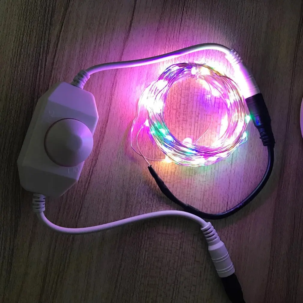 

LED Dimmer Brightness Controller Adjustment For 3528 5050 5730 5630 DC 12V -24V Single Color Strip Light