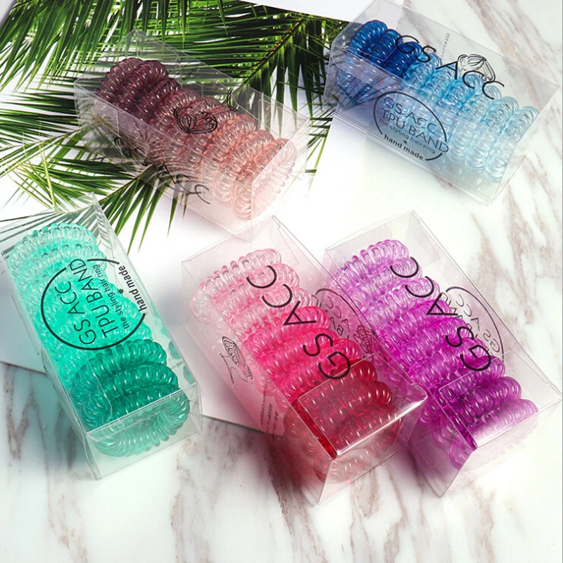 Женские резинки для волос в виде телефонных колец 9 шт./кор. | Дом и сад