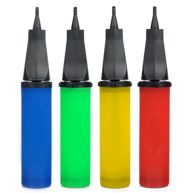 Portable Plastic Inflator Balloon Pump Hand Held Party Home Ballon Tool DIY 100 Points Sticky Dot Ballons Accessories | Дом и сад