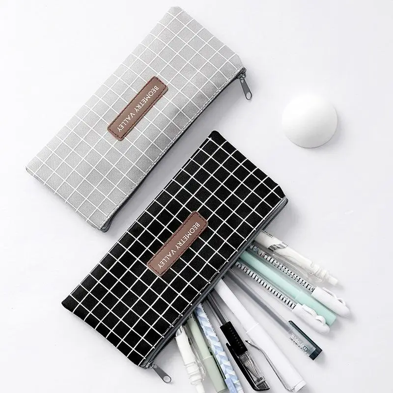 

Canvas Pencil Bag Stationery Storage Organizer Pencil Case School Supplies Pencil Case Pencils Pouch Pencil Bag Stationery
