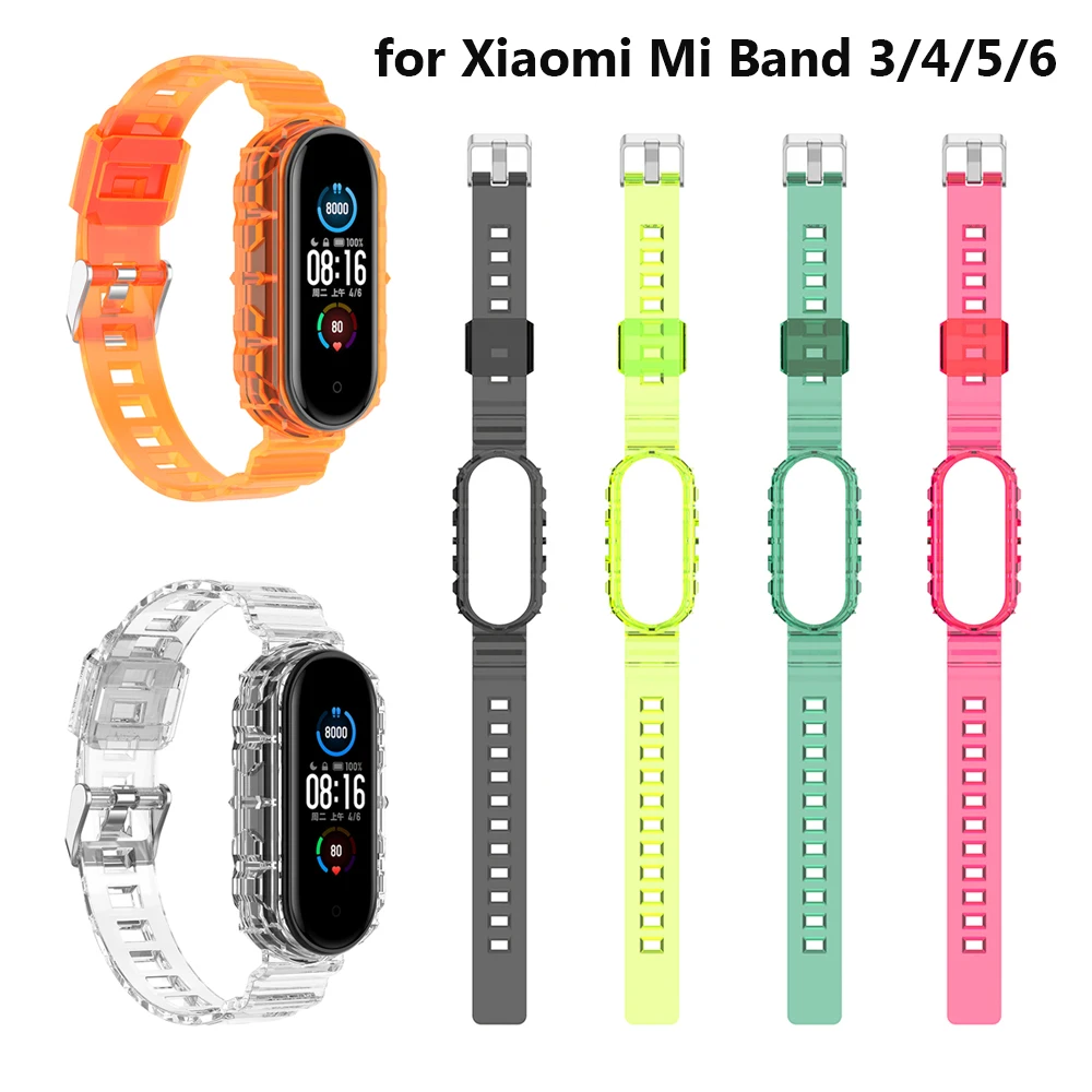 

Collorful Mi6 Mi5 Strap Replacement for Xiaomi Mi Band 6 3 4 Miband Wristband Band Straps Bracelets for Amazfit Band 5 Watchband