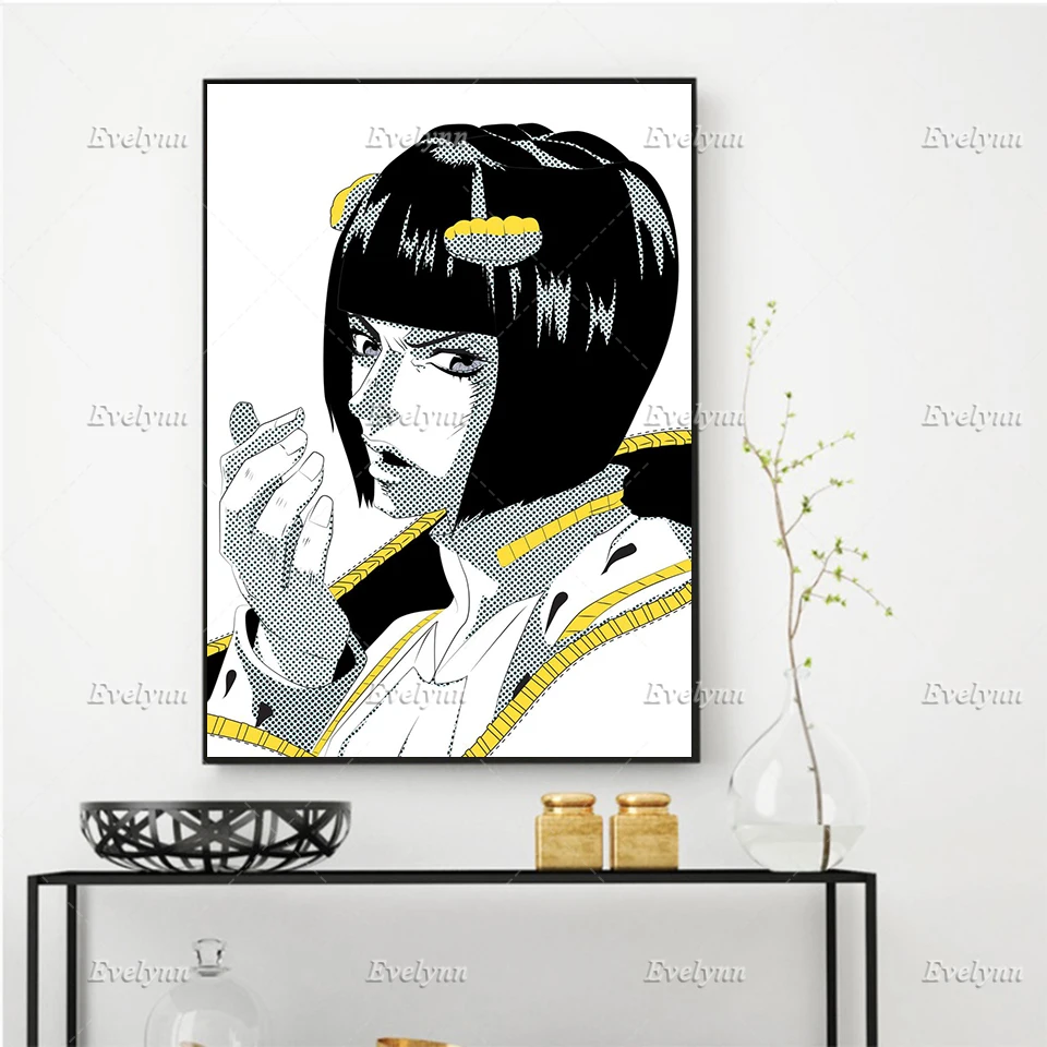 

Floating Frame Anime Poster Jojo Bruno Bucciarati Painting Poster And Print On Canvas Wall Art Picture For Boy Living Room Decor