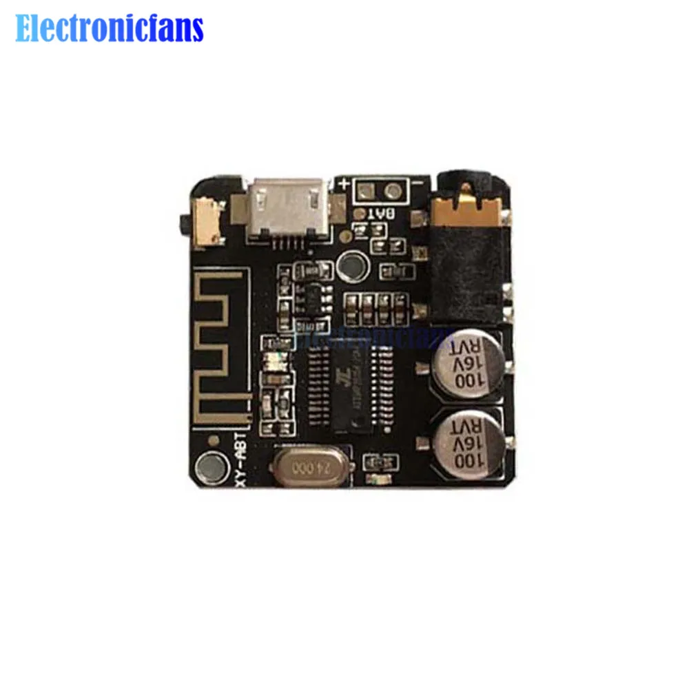 

Mini Bluetooth 5.0 Audio Receiver Wireless Decoder Board Amplifier Module MP3 Music Player APP Controller Stereo Decoder Board