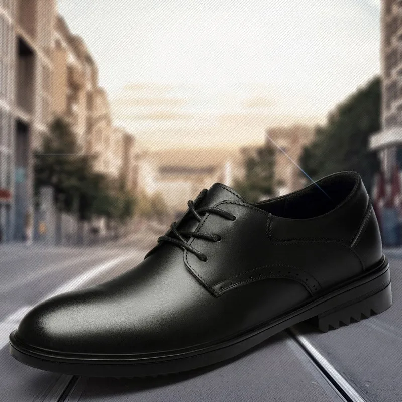 Мужские классические туфли натуральная кожа на шнуровке оксфорды винтажные