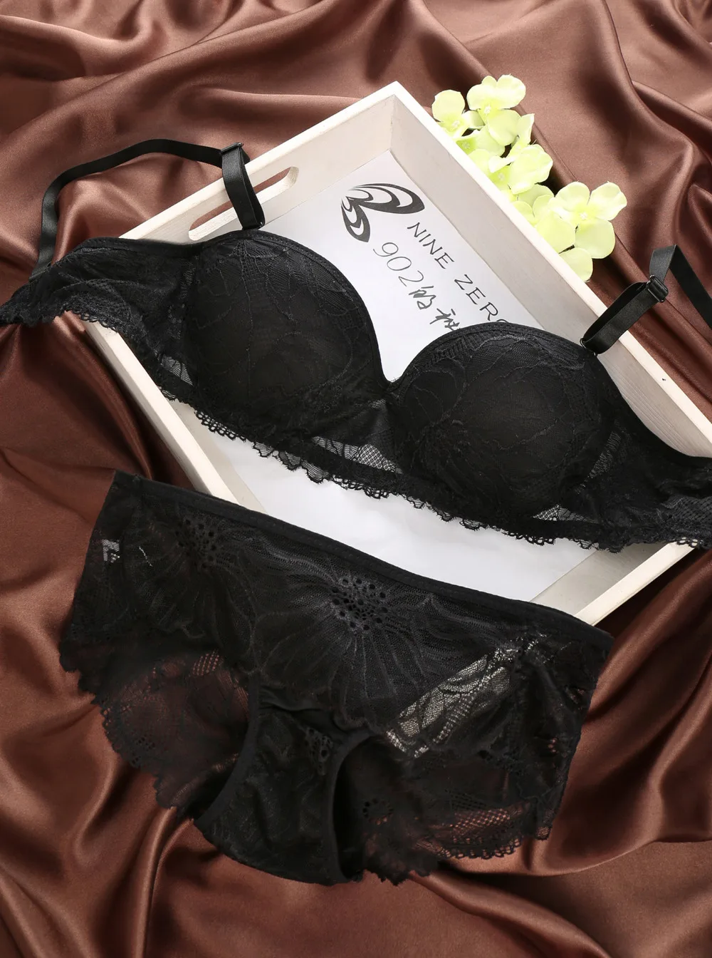 Комплект женского кружевного нижнего белья сексуальное нижнее белье для невесты