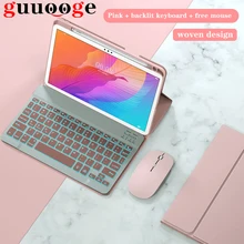 Woven Wireless Backlit Keyboard Case for Huawei Matepad 10.8 Pro 10.8 11 2021 Tablet Cover Matepad 10.4 Russian/Spanish N~ Key
