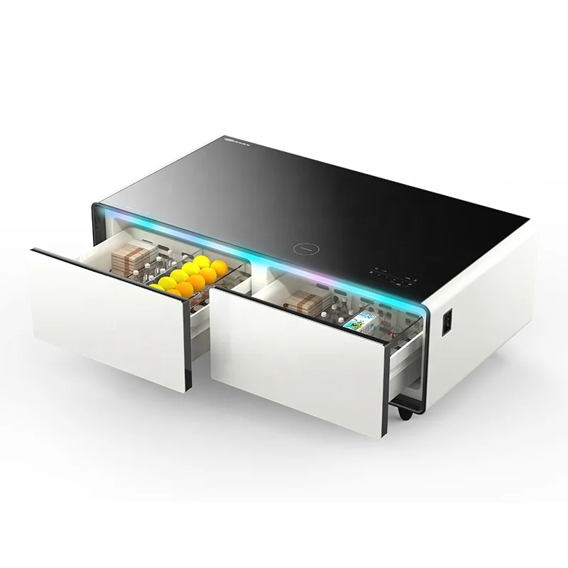 

2021 Smart Compact Table Refrigerator with Bluetooth Speaker