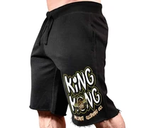 men printing sporting shorts trousers cotton bodybuilding sweatpants fitness short jogger casual gyms men shorts