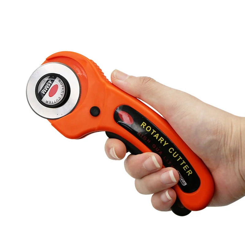 Роторный резак 28/45 мм роликовый для пэчворка круглый нож ткани кожи аксессуары