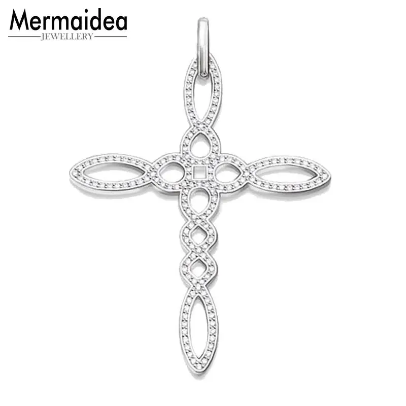 Кулон с белым перекрестным узлом 2020 модные ювелирные изделия вечность украшения