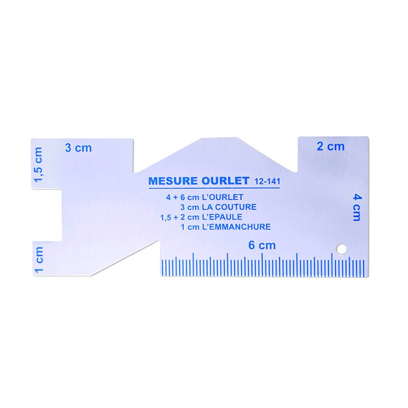 1/2 шт. точный измерительный прибор для швов металлическая линейка квилтинга