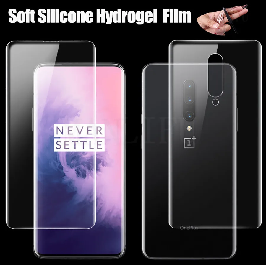 Гидрогелевая пленка 20D для OnePlus Nord 8 7T Pro защитная с полным покрытием OnePLus 6 T 7 3