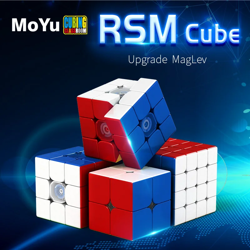 Moyu RS3M maglev 3x3, Cubo de velocidad m&aacute;gica, MF8900, juguetes educativos-4