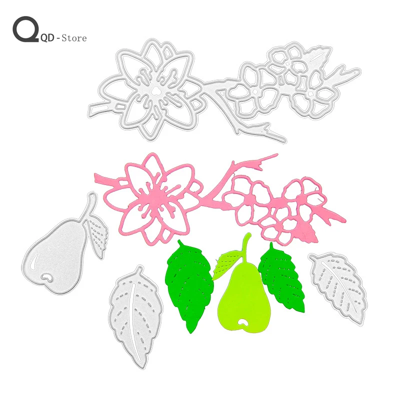 

Scrapbook Metal Cutting Dies Children's Educational Flower Set DIY Card Make Mold Model Craft Decoration Handmade Tools