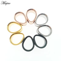 miqiao 8 30mm stainless steel ear plug tunnels gold black rose gold steel color body piercing jewelry expander pair selling