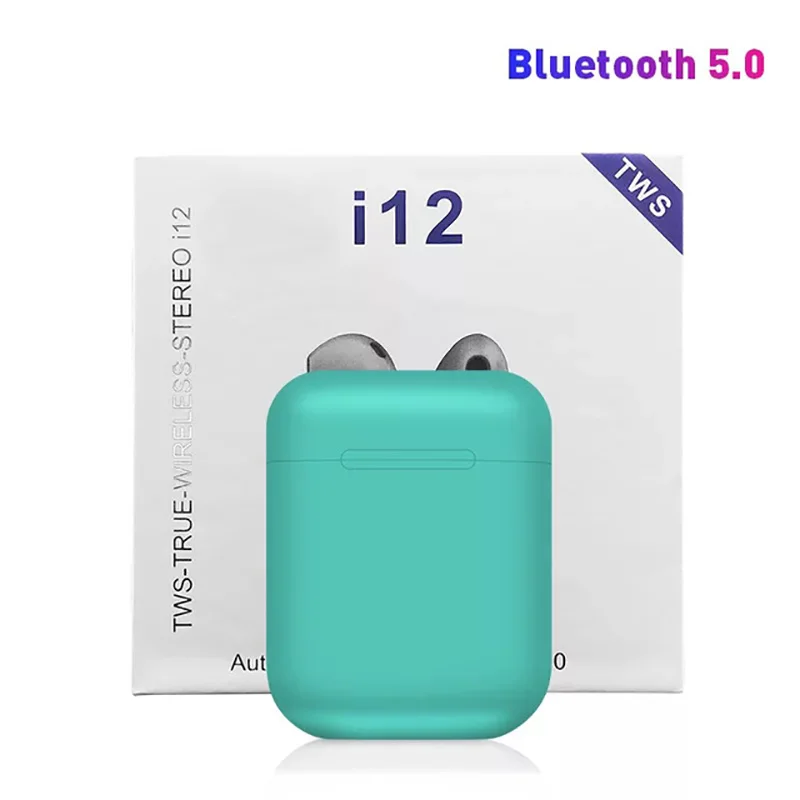 Оригинальные i12 TWS Touch control мини беспроводные наушники Bluetooth 5,0 гарнитура наушники для всех смартфонов PK i20 i30 i60 i80 tws