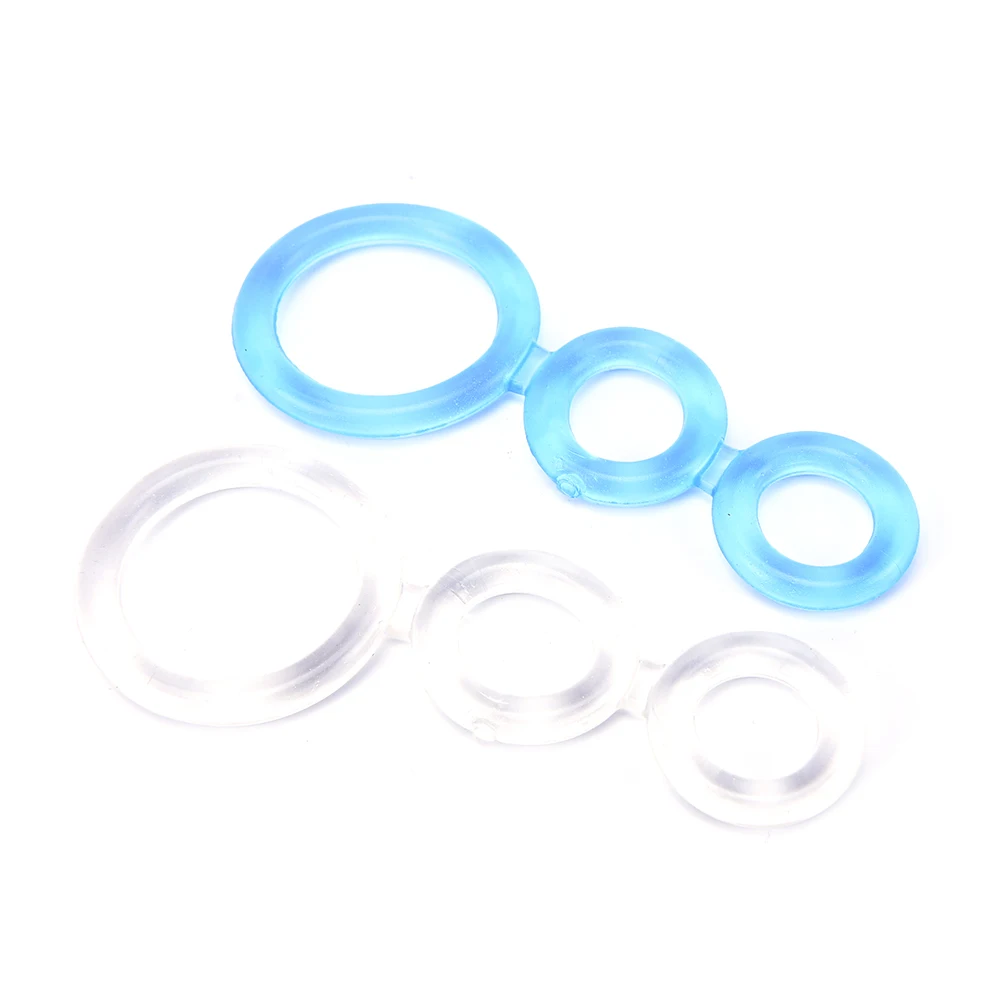 Тренировочные Кольца для пениса 3 флуоресцентные игрушки мужчин взрослые