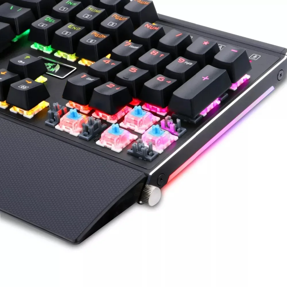 Механическая клавиатура rgb с подсветкой игровая механическая синими