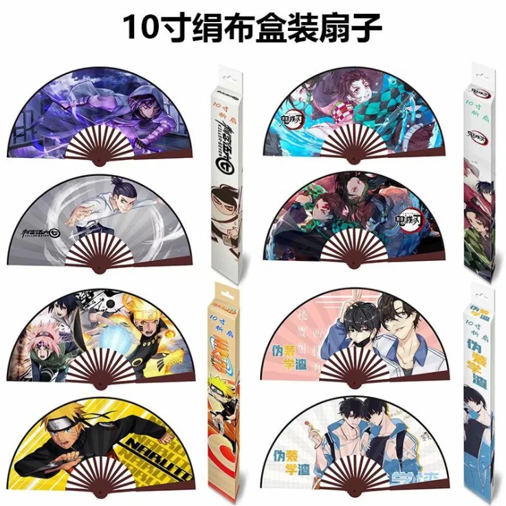 Обувь в стиле аниме Рандеву с жизнью складной веер игрушка бамбуковый шелковая