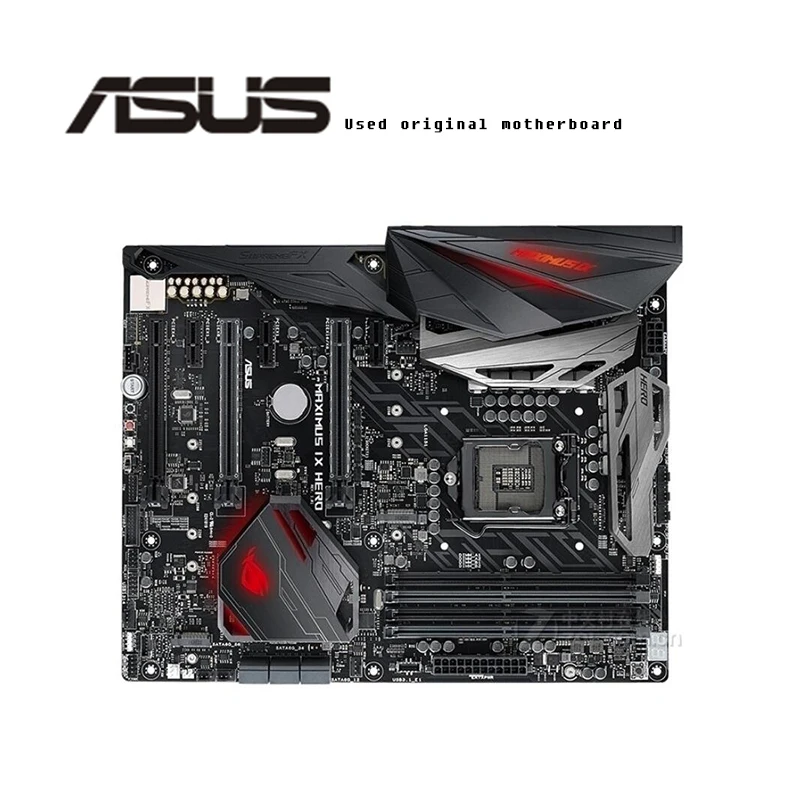 Для Asus ROG MAXIMUS X HERO оригинальная б/у Материнская плата Intel Z2370 Z370M DDR4 LGA 1151 i7/i5/i3 USB3.0