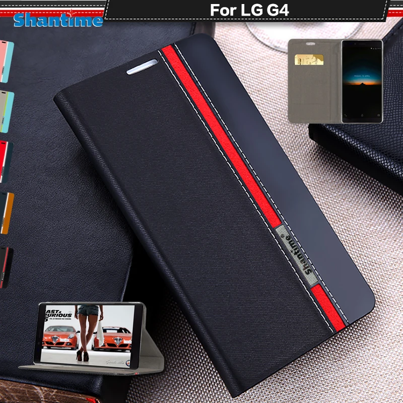 

Чехол-книжка для LG G4, роскошный чехол-книжка из искусственной кожи, чехол-Бумажник для телефона LG G4 H815 H818, деловой чехол, мягкий силиконовый ч...