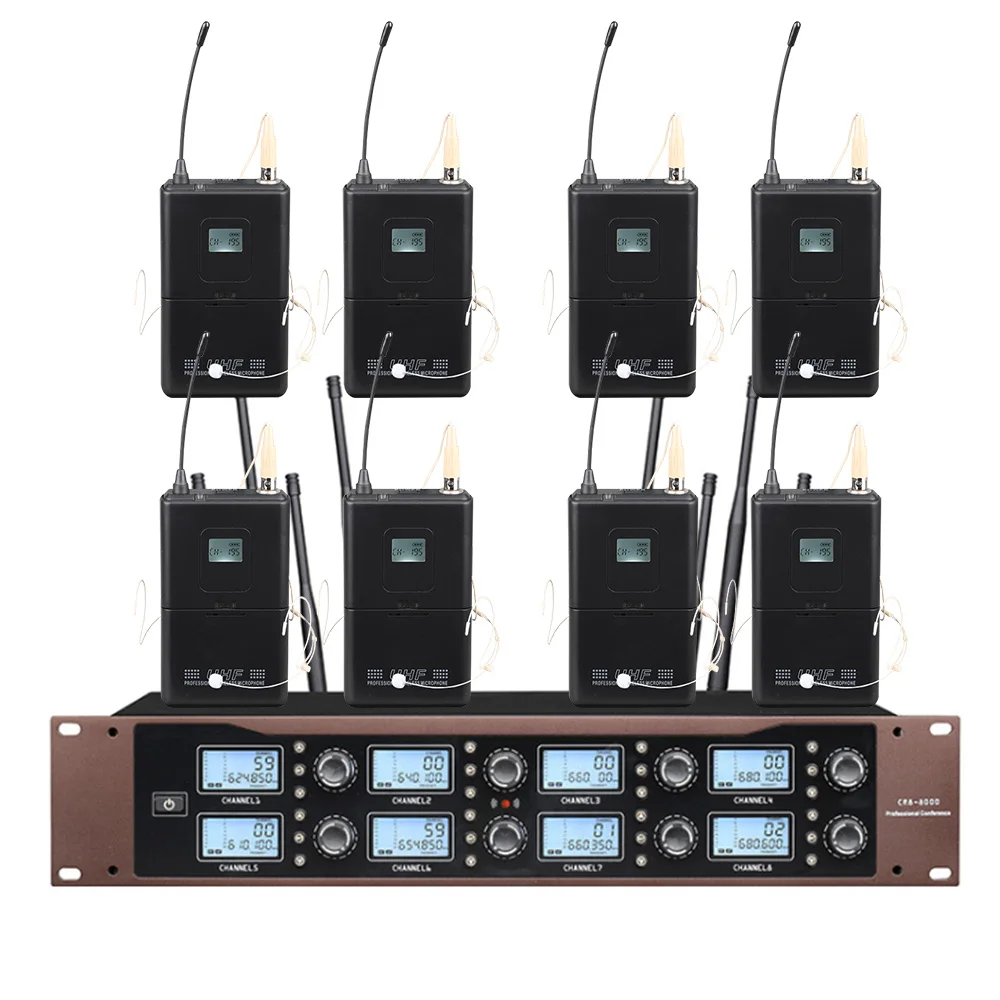

Professional UHF wireless microphone system full metal shell handheld microphone stage performance professional microphone