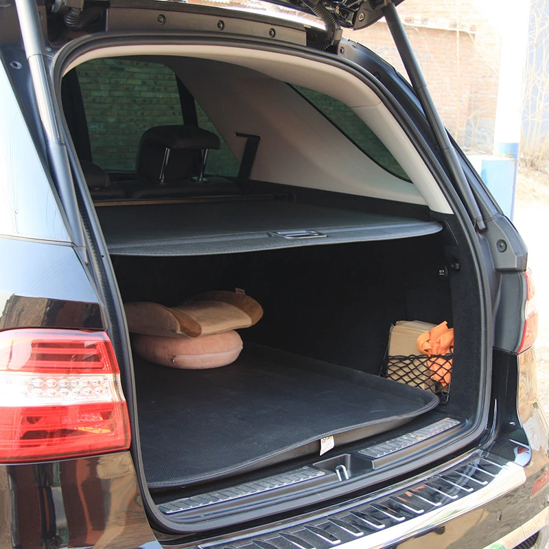 Для Mercedes ML Class W164 ML300 ML320 ML350 ML500 2006-2012 задняя крышка для груза выдвижной тканевый