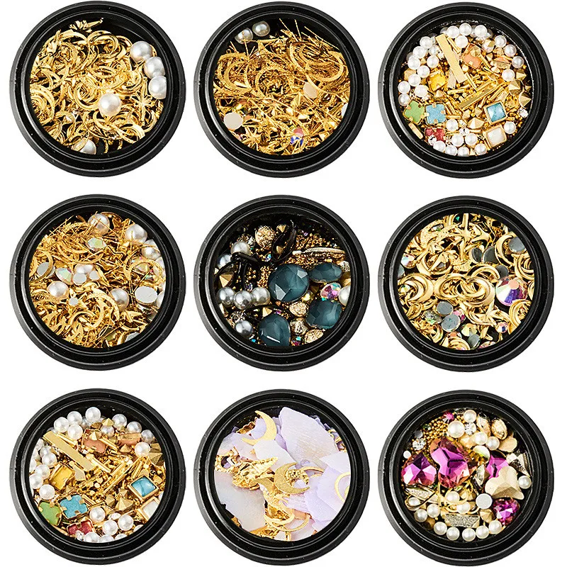 3D Стразы для ногтей сделай сам кристаллы камни очаровательное Смешанное