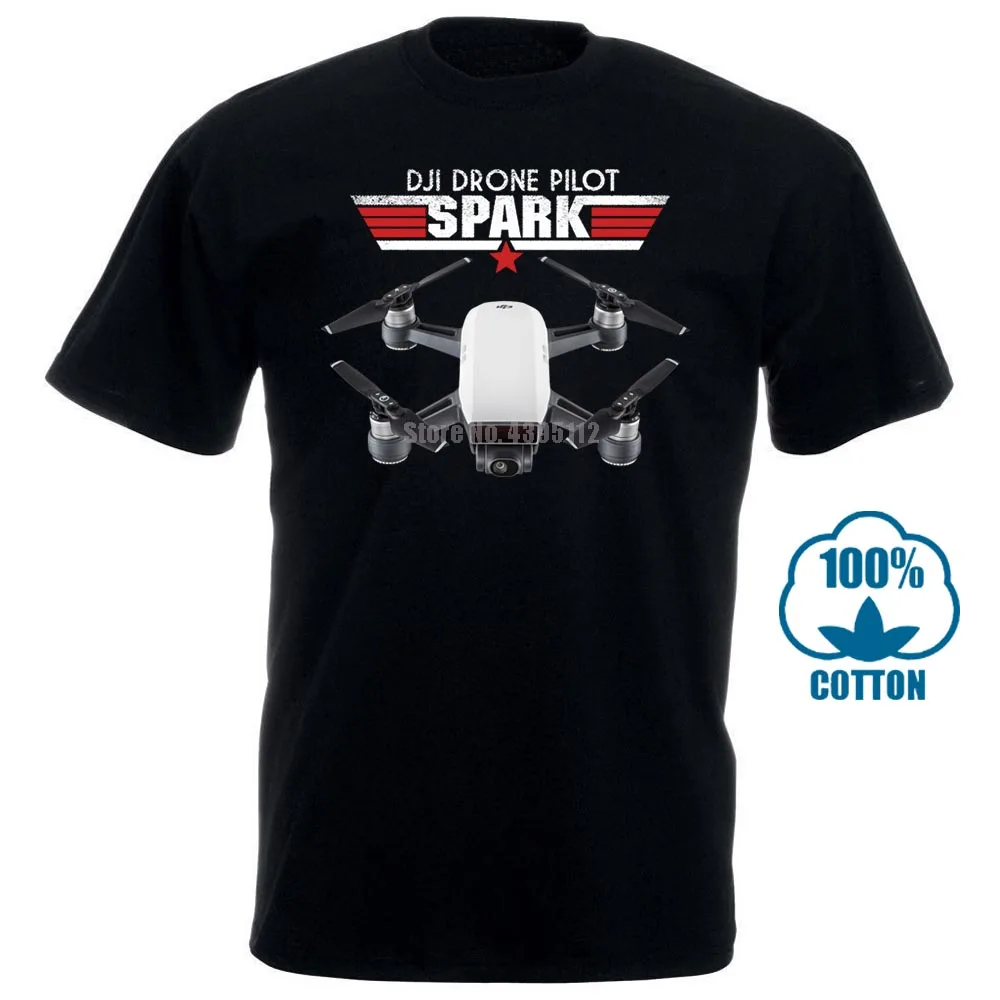 Новая летняя футболка Dji Spark Drone Phantom 4 Pilot Cool 012413|Футболки| |
