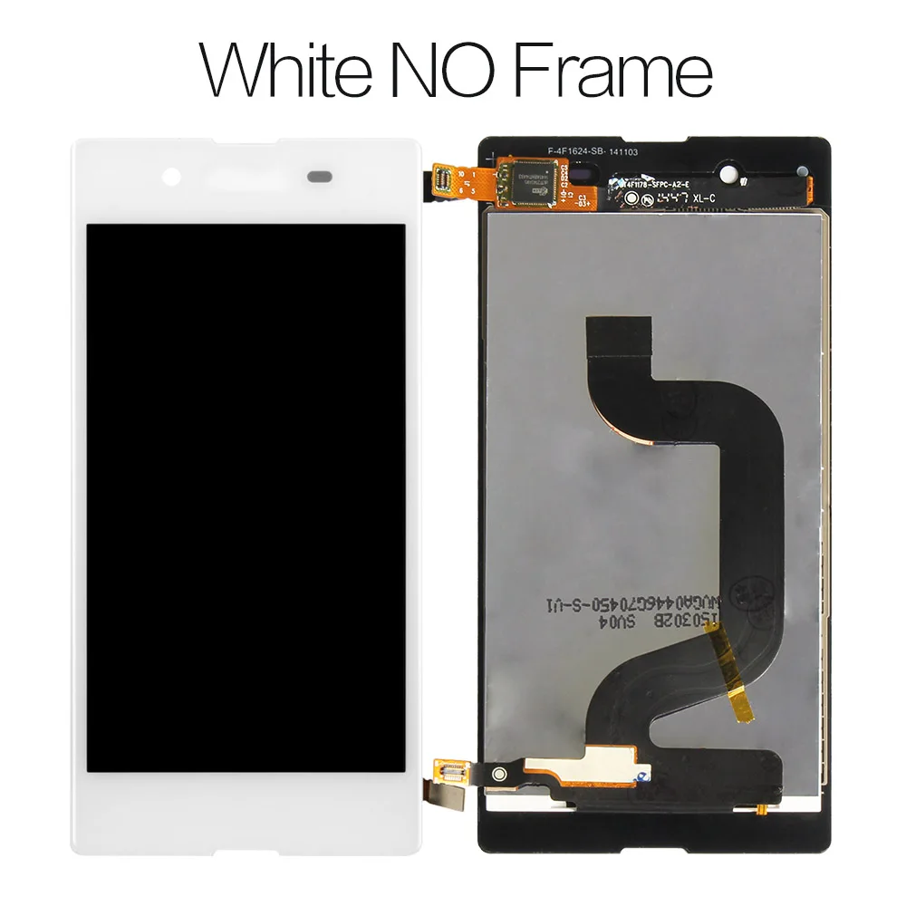 White no Frame Протестированный 4,5 ''854x480 дисплей для SONY Xpeira E3 ЖК сенсорный экран дигитайзер дисплей для SONY Xperia E3 lcd D2203 - Цвет: White no Frame