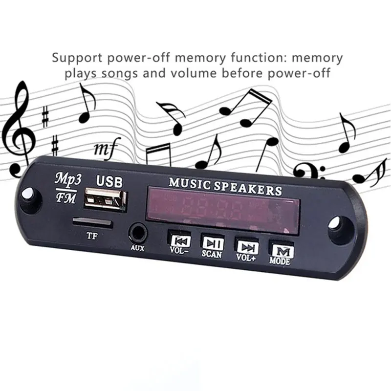 Cewaal DC5V автомобиль MP3 WMA декодер доска аудио модуль USB FM TF радио для автомобиля