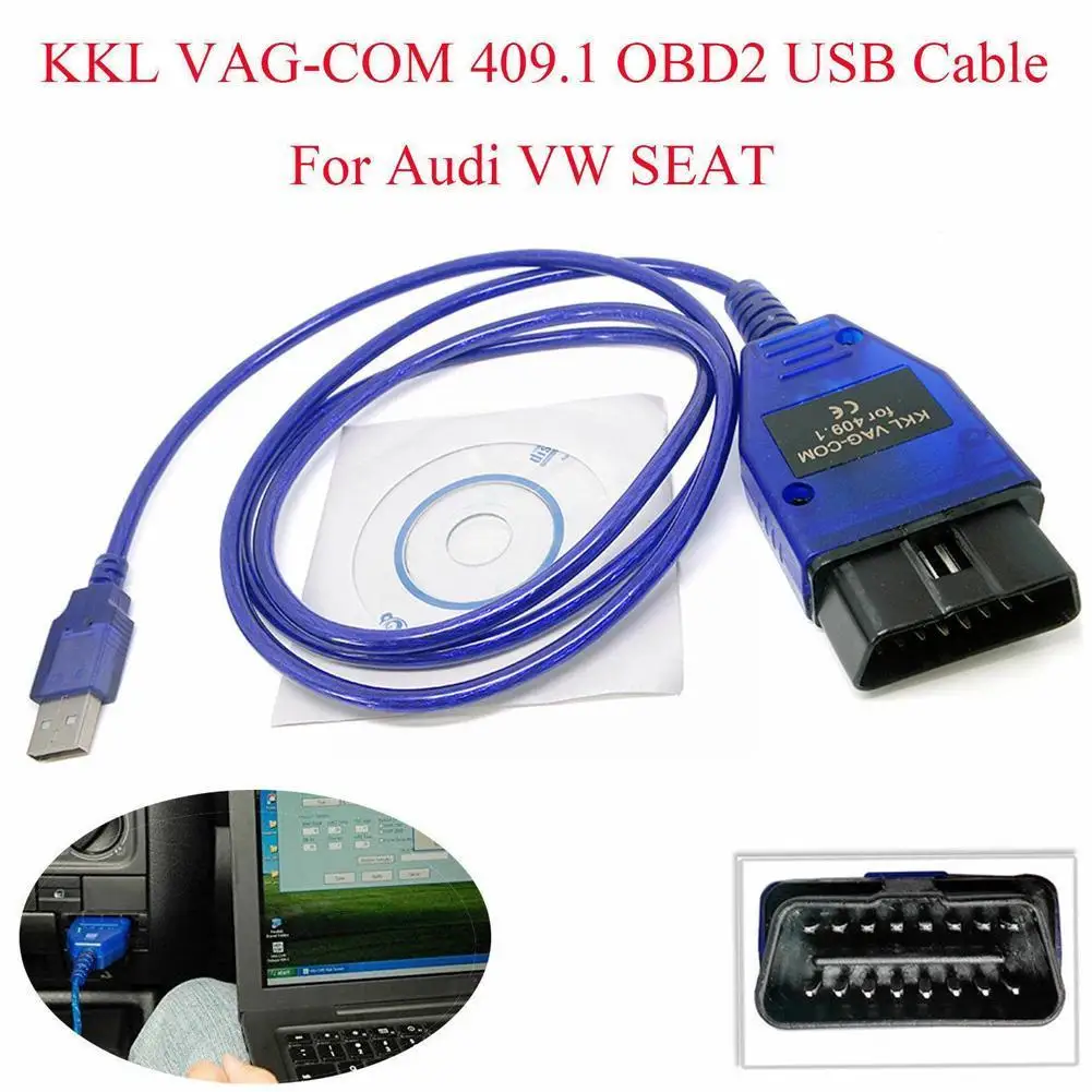 Кабели диагностические Beyisi Vag-com 409 1 Vag Com Kkl Obd2 Usb | Автомобили и мотоциклы