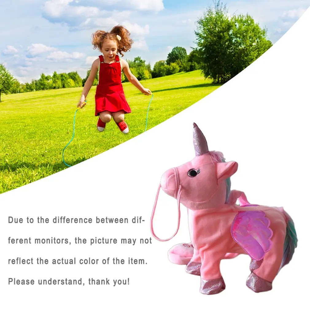

Walking & Singing Unicorn Electric Running Singing Unicorn Plush Toy Walking Music Toy Little Pegasus Doll