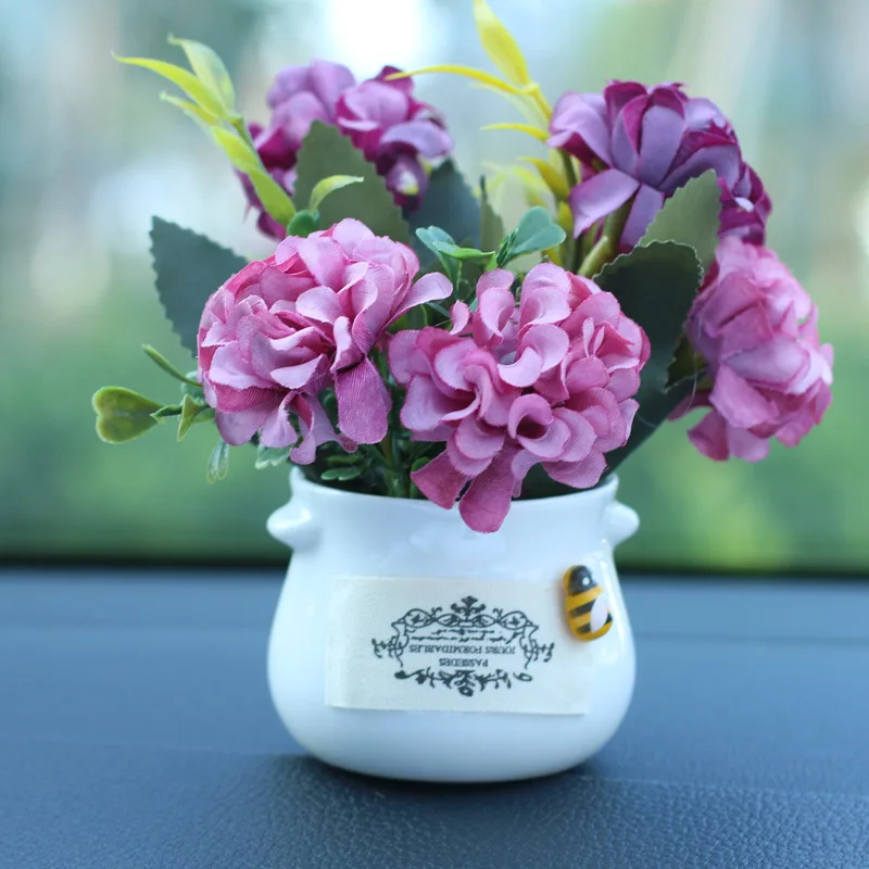 

Vehicle mounted simulation vehicle ceramic potted car interior decoration plant car creative Kazumi Kakaoru jewelry supplies