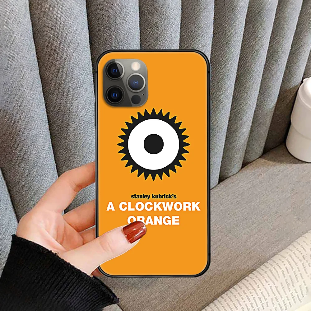 

A clockwork orange movie Phone Case cover For iphone 5 5S 6 6S PLUS 7 8 11 12 mini X XR XS PRO SE 2020 MAX black shell painting