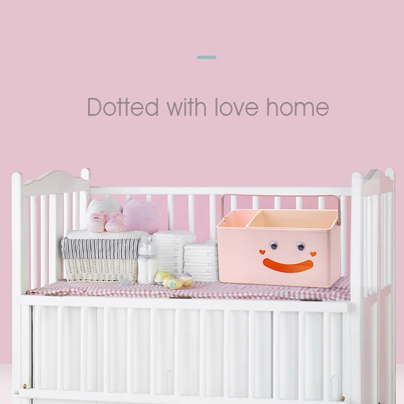 

Nursery Organizer and Baby Diaper Caddy,Hanging Diaper Organization Storage for Baby Essentials Hang on Crib