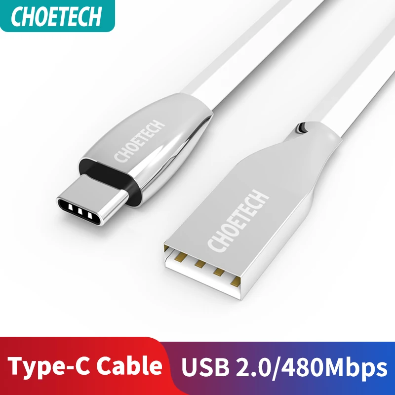 CHOETECH Тип C кабель USB-A мужчина к USB-C быстрой зарядки Тип-C USB Дата-кабель для samsung S9/S8/Note 8 One Plus кабели для мобильных телефонов