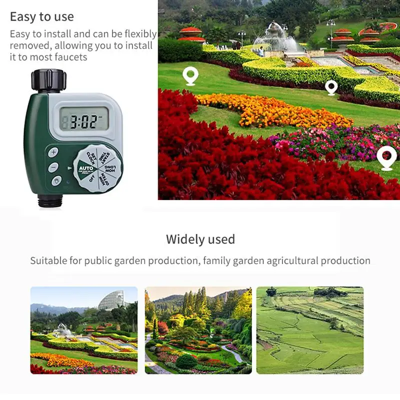 

Hot Garden Tools Watering Timer Irrigation Controller Plastic Programmable Automatic Electronic Home Hose Faucet Automatic Play