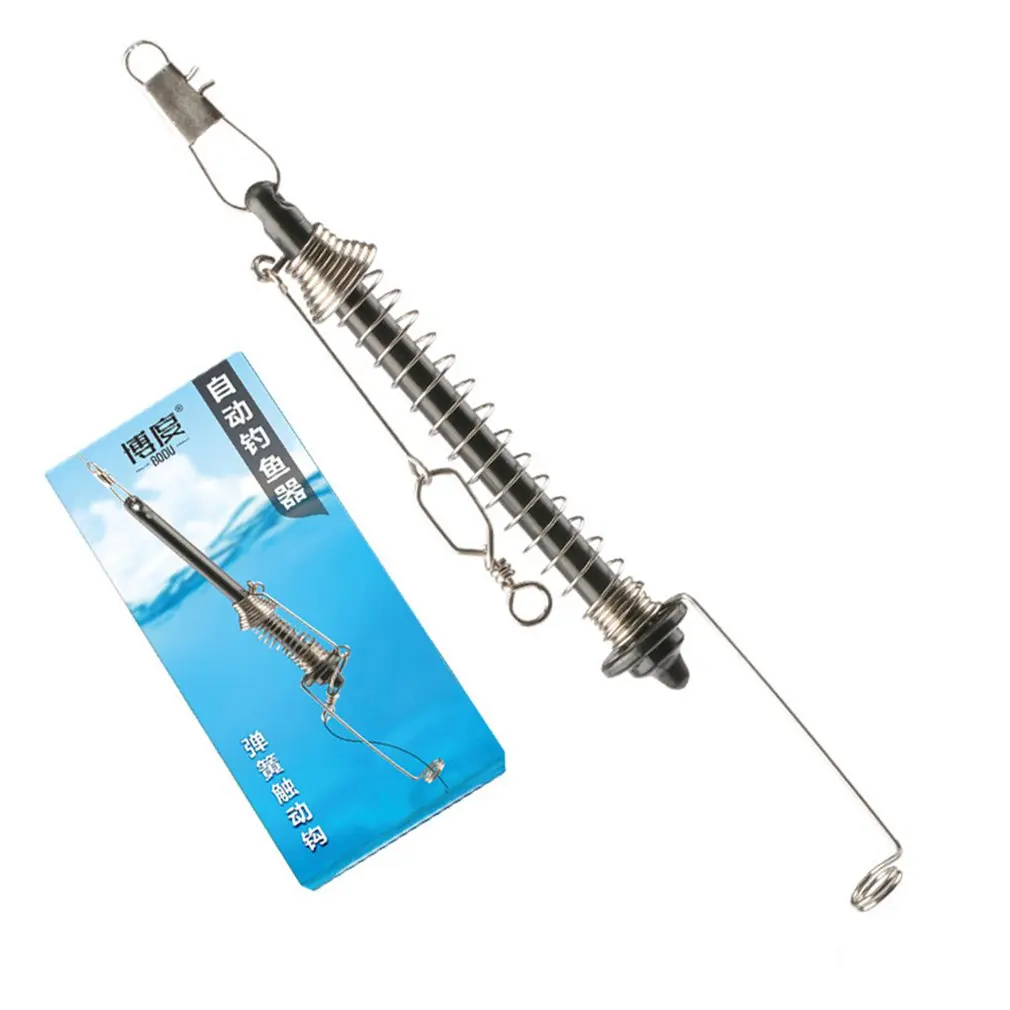 

Automatic Fishing Hook Device Spring Hook Neutral 304 Stainless Steel Automatic Fishing Fisherman Leisure