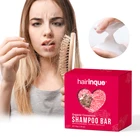 Корица шампунь для роста волос Усильте кускового мыла анти выпадения волос чистки Твердый шампунь бар жестокость свободного падения по уходу за волосами