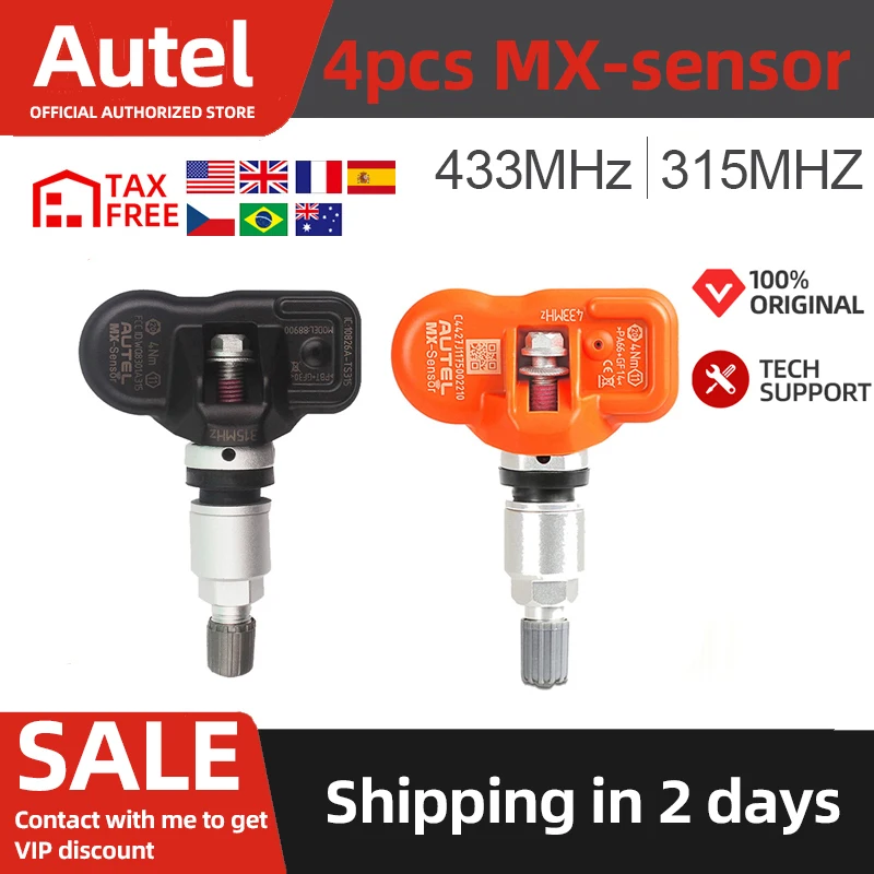 100% Оригинальный Autel TPMS MX sensor 433 МГц 315 Универсальный Mx датчик давления в шинах программист повторный сброс|tire