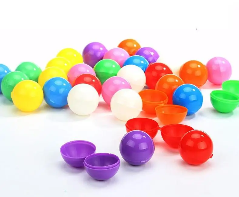 

38mm Empty Plastic Toy Vending Capsule Colorful Capsule Ball Candy Gift Container Party Festival Decoration Wholesale