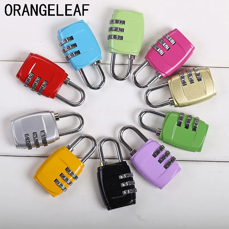 Замок для чемодана с паролем 3 цифр комбинированный безопасный аксессуары
